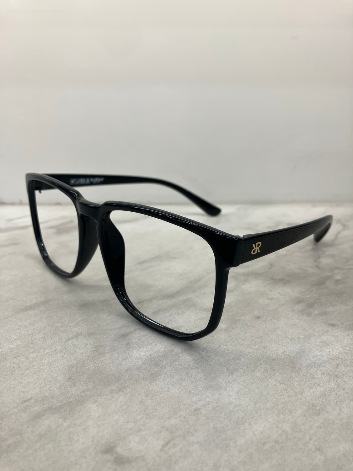 카라 KARRA 블랙 와이드 스퀘어 빅 뿔테 안경 상품이미지8