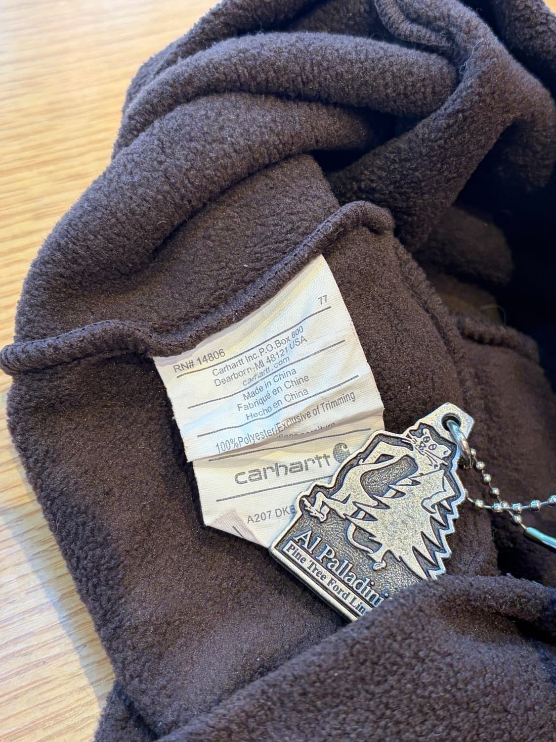 carharrt 칼하트 플리스 비니 딥 브라운 컬러 상품이미지4