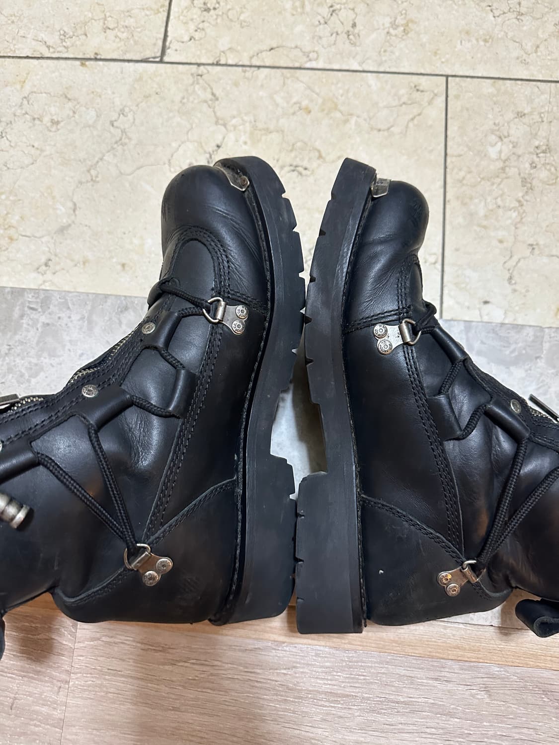 할리데이비슨 블랙 가죽 부츠 US 9.5 상품이미지9