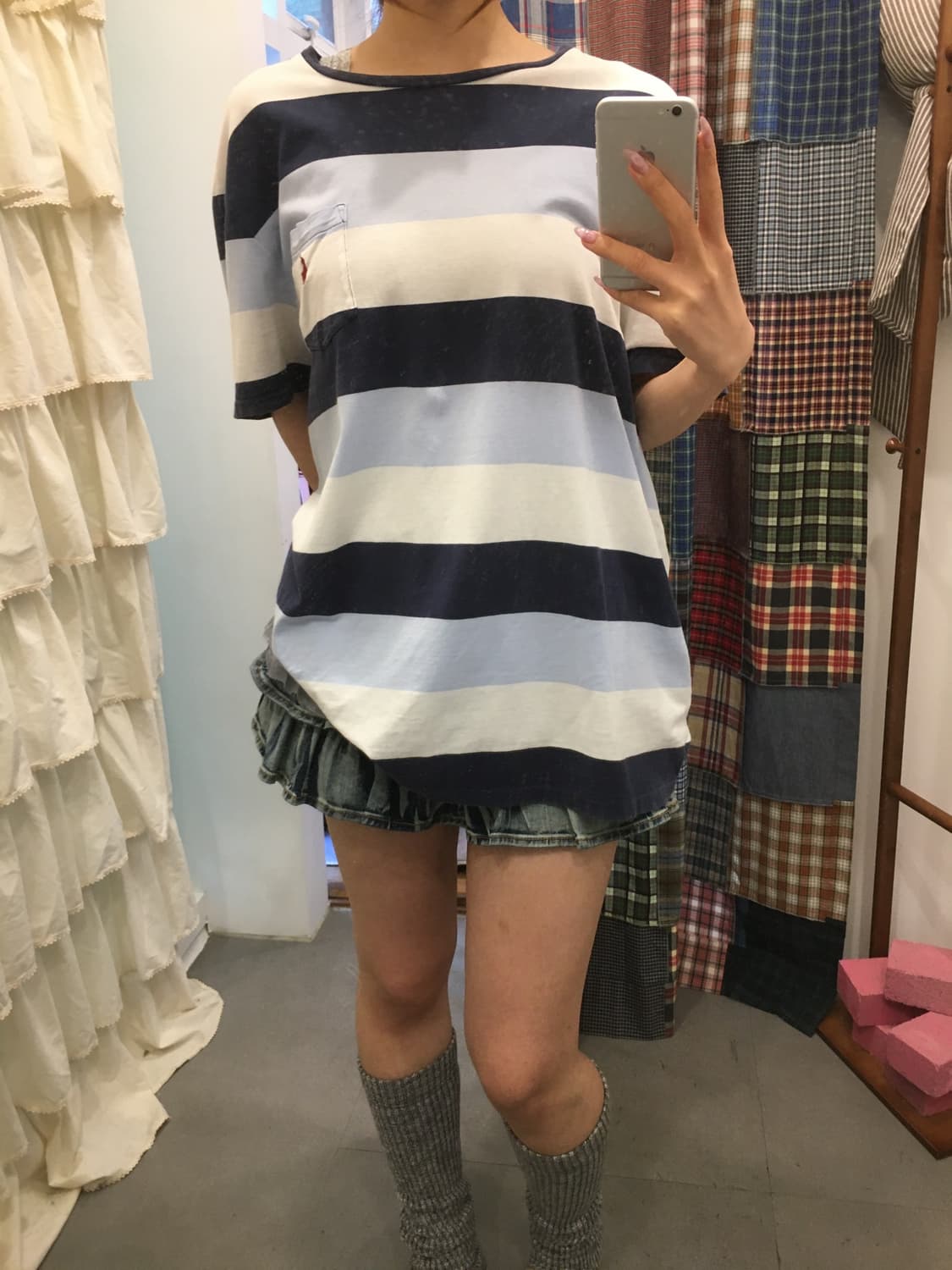 폴로 소라 단가라 티 상품이미지4