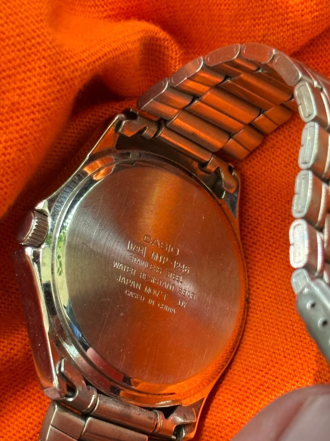 vintage casio metal watch 카시오 시계 상품이미지7