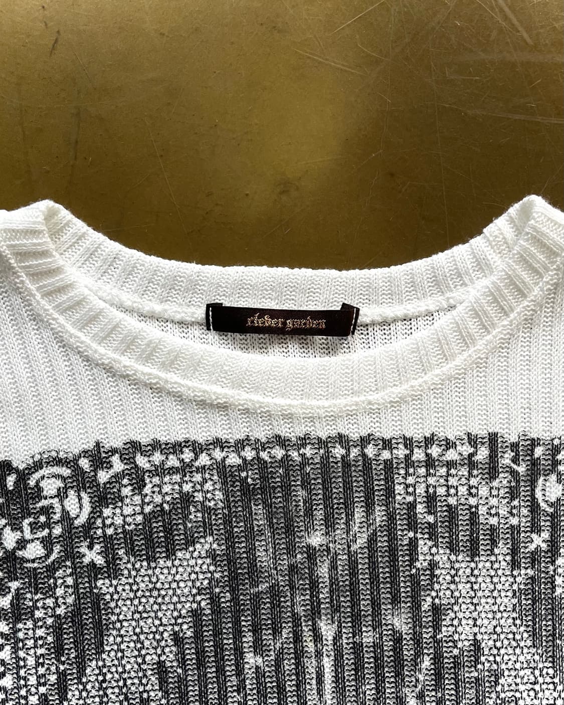 90-00s Sister Garden Gothic Golgi Knit 상품이미지4