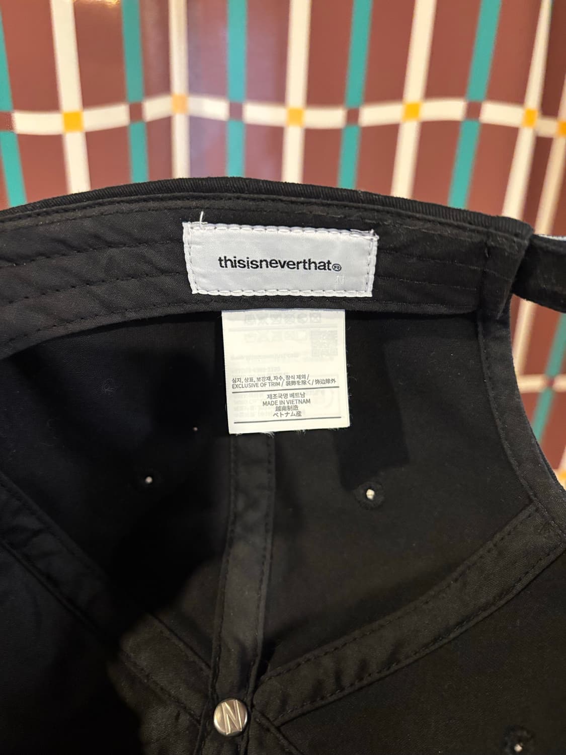 디스이즈네버댓 블랙 볼캡 모자 상품이미지4