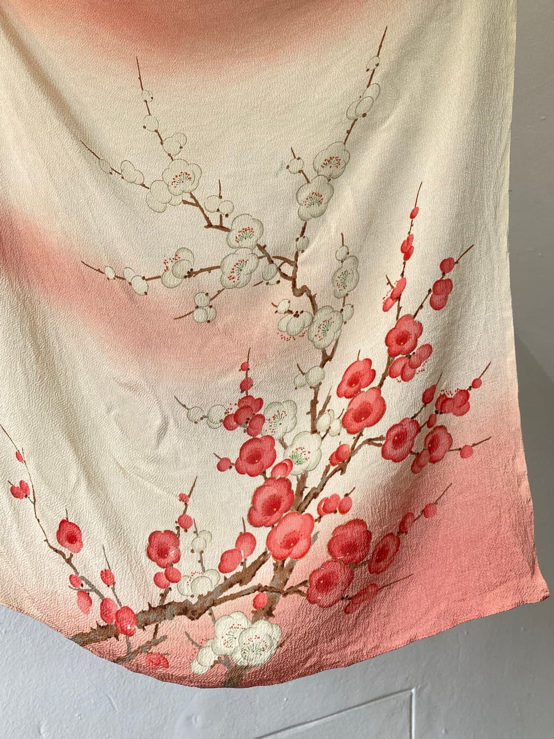 빈티지 플라워 핑크 스카프 상품이미지3