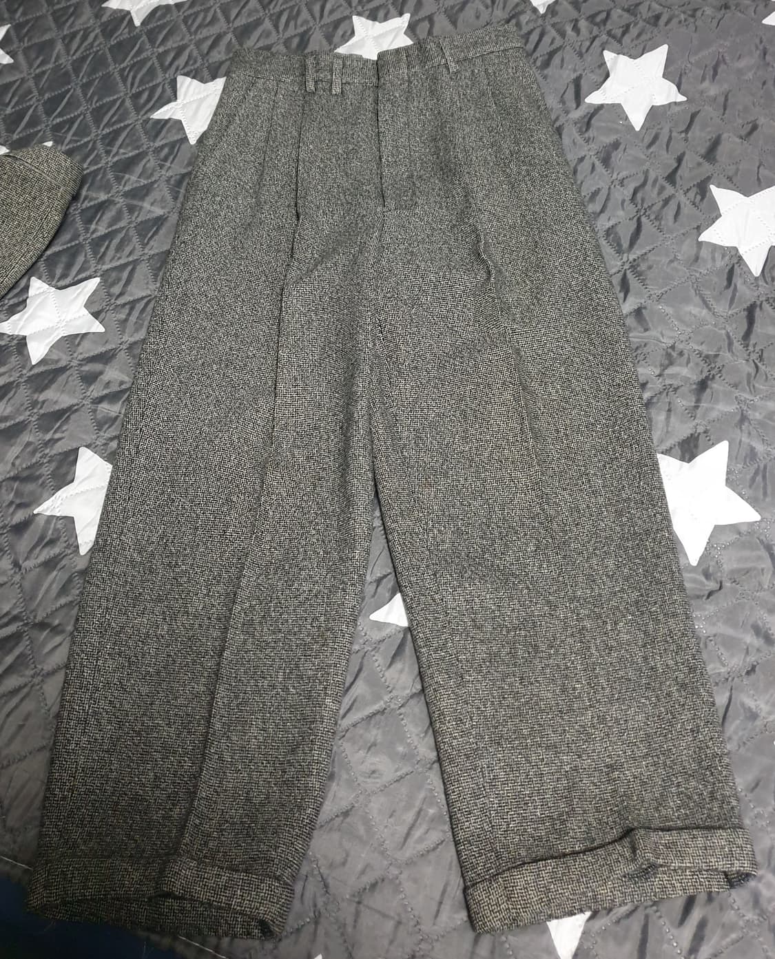 덴폴 빈티지 클래식 울 수트셋업+베스트 그레이 (M) 상품이미지3