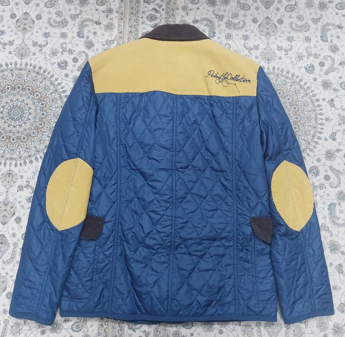 FUBU 믹스매치 코듀로이 배색 퀼팅 자켓 100 상품이미지3