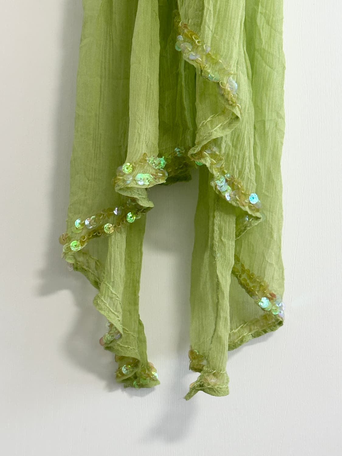 크링클 워싱 플리츠 주름 롱 스카프 상품이미지5