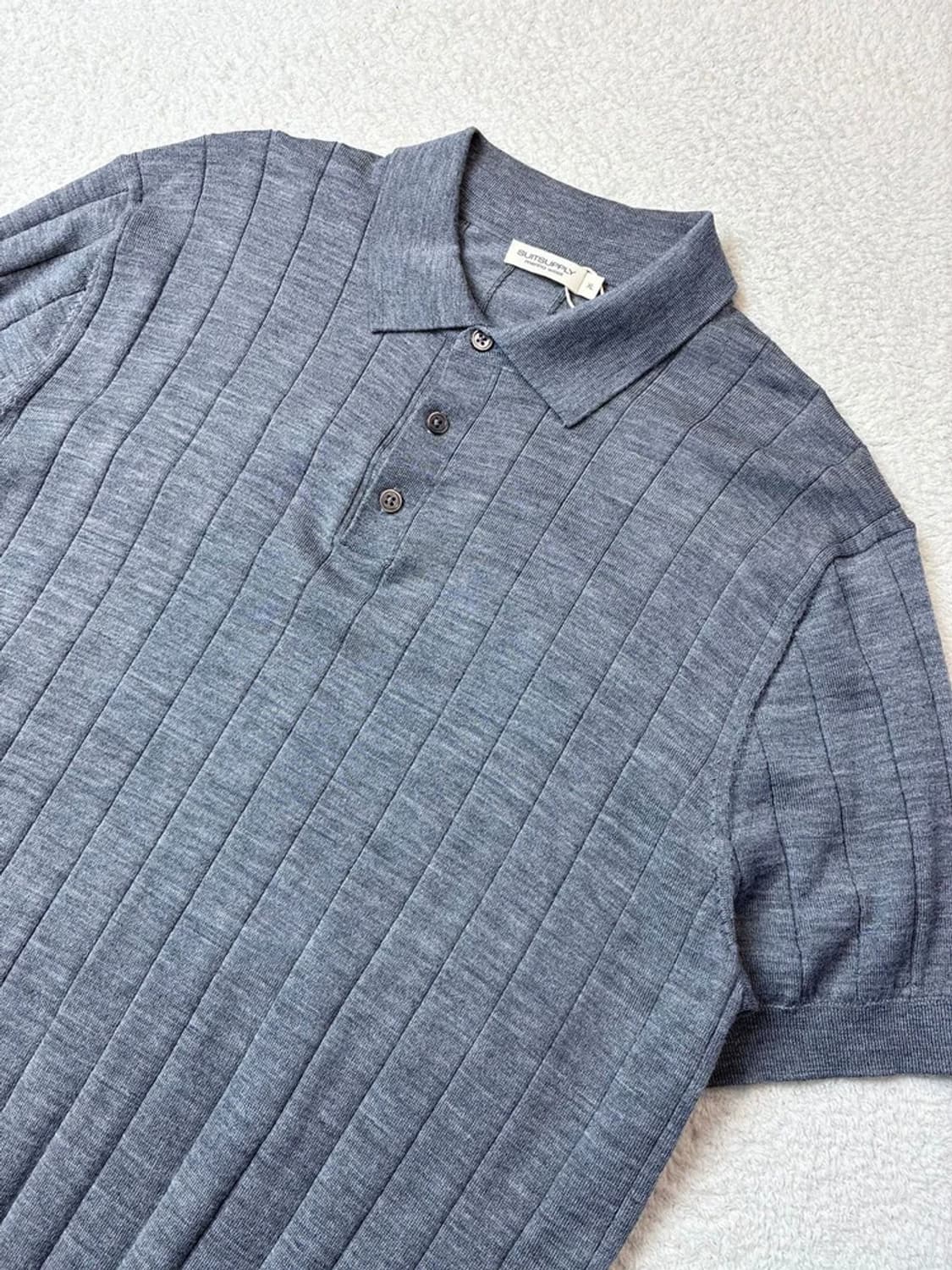 수트서플라이 21ss 니트 반팔 카라 PN5942    상품이미지2