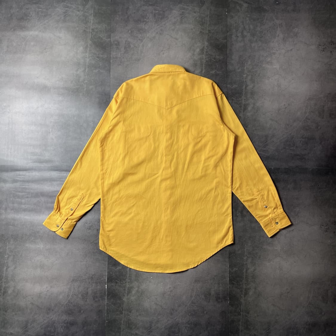 WRANGLER  랭글러 빈티지 옐로우 코튼 셔츠 A00651 상품이미지7