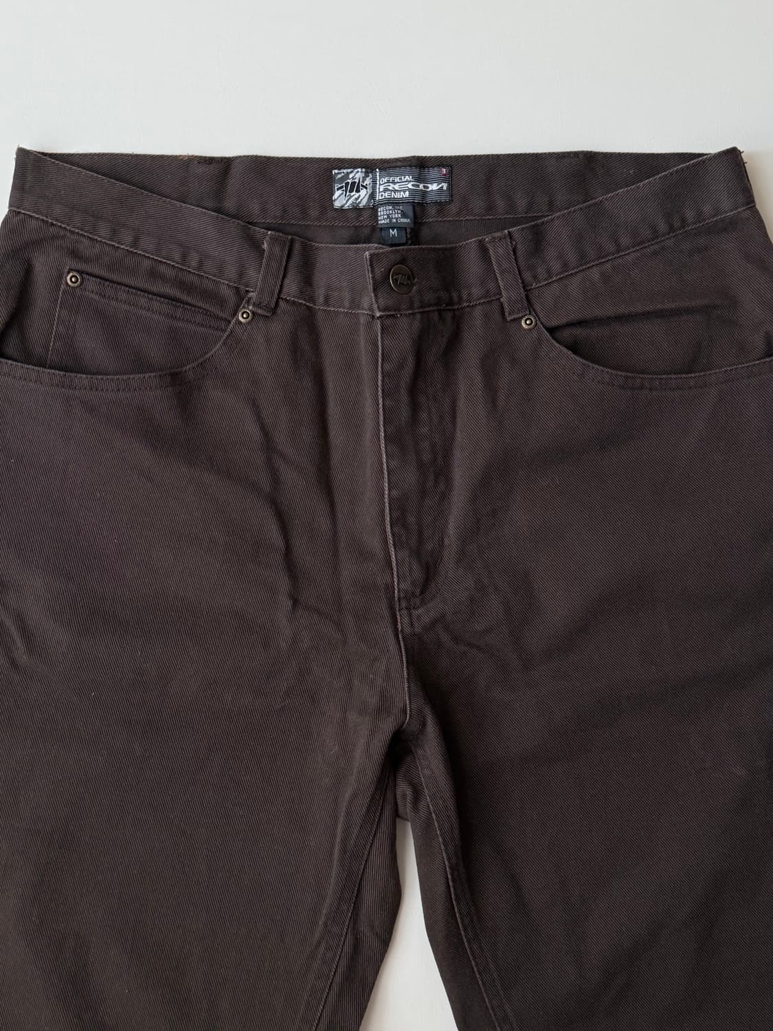 00s RECON 레콘 데님 브라운 상품이미지4