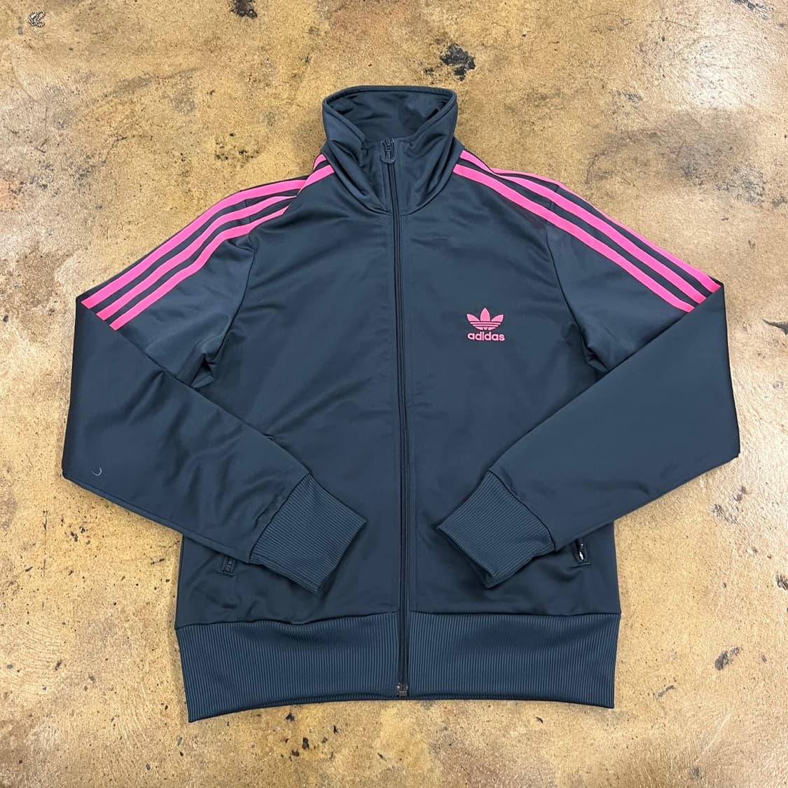 [정품/100] 아디다스 블랙 핑크 삼선 트랙탑 져지 b19 상품이미지2