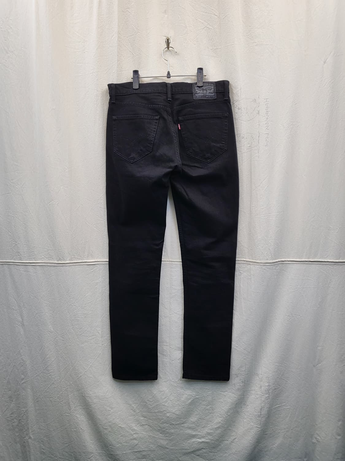 리바이스 511 블랙 데님 청바지 블랙진 상품이미지2