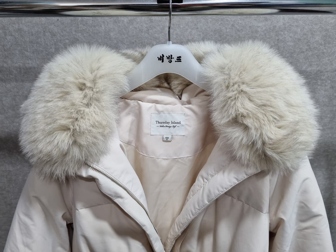 여성 S 써스데이아일랜드 폭스퍼 오리털 패딩 상품이미지4