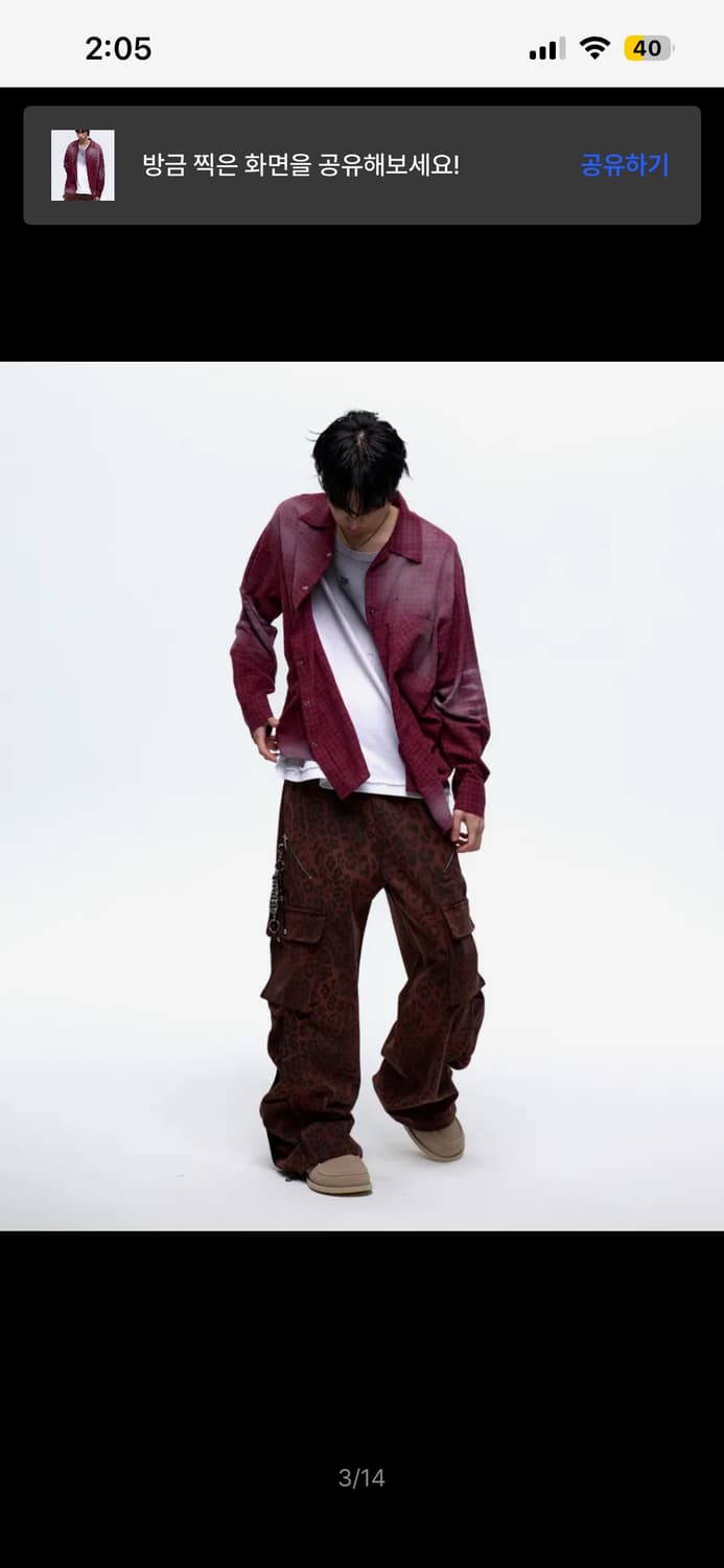 RSSC 워싱 체크셔츠 상품이미지3