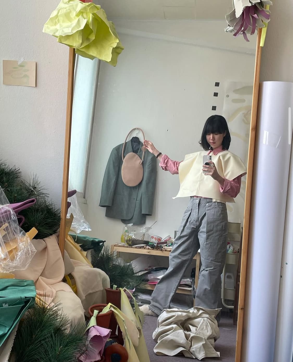 bambole  saturn bag 밤볼레 스웨이드백 상품이미지3