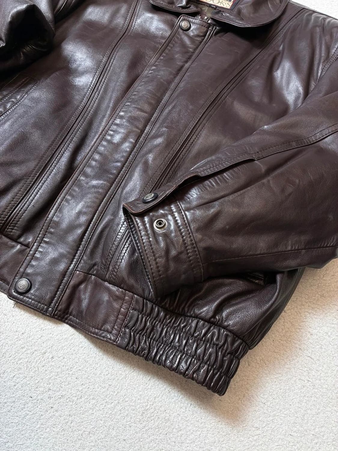 LEMMA 90's 양가죽 봄버 자켓 PN7817 상품이미지4