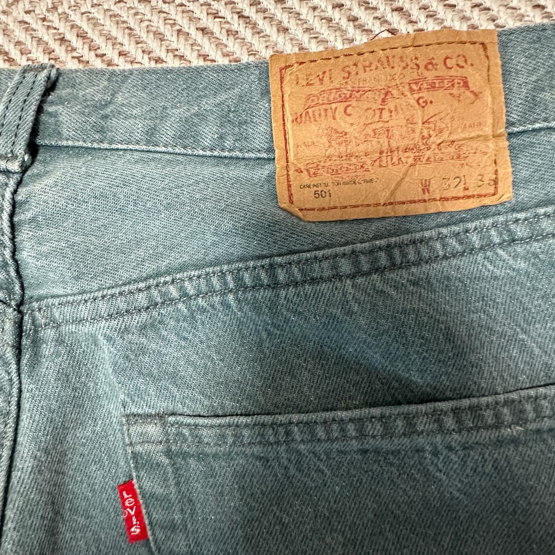 LEVI'S 501 spain made denim jeans 상품이미지4