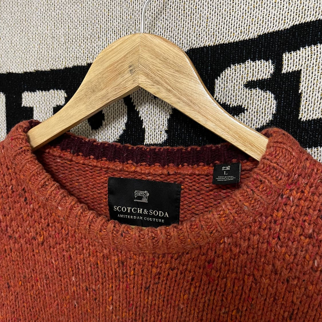 스카치앤소다 엘보우 패치 니트 상품이미지4