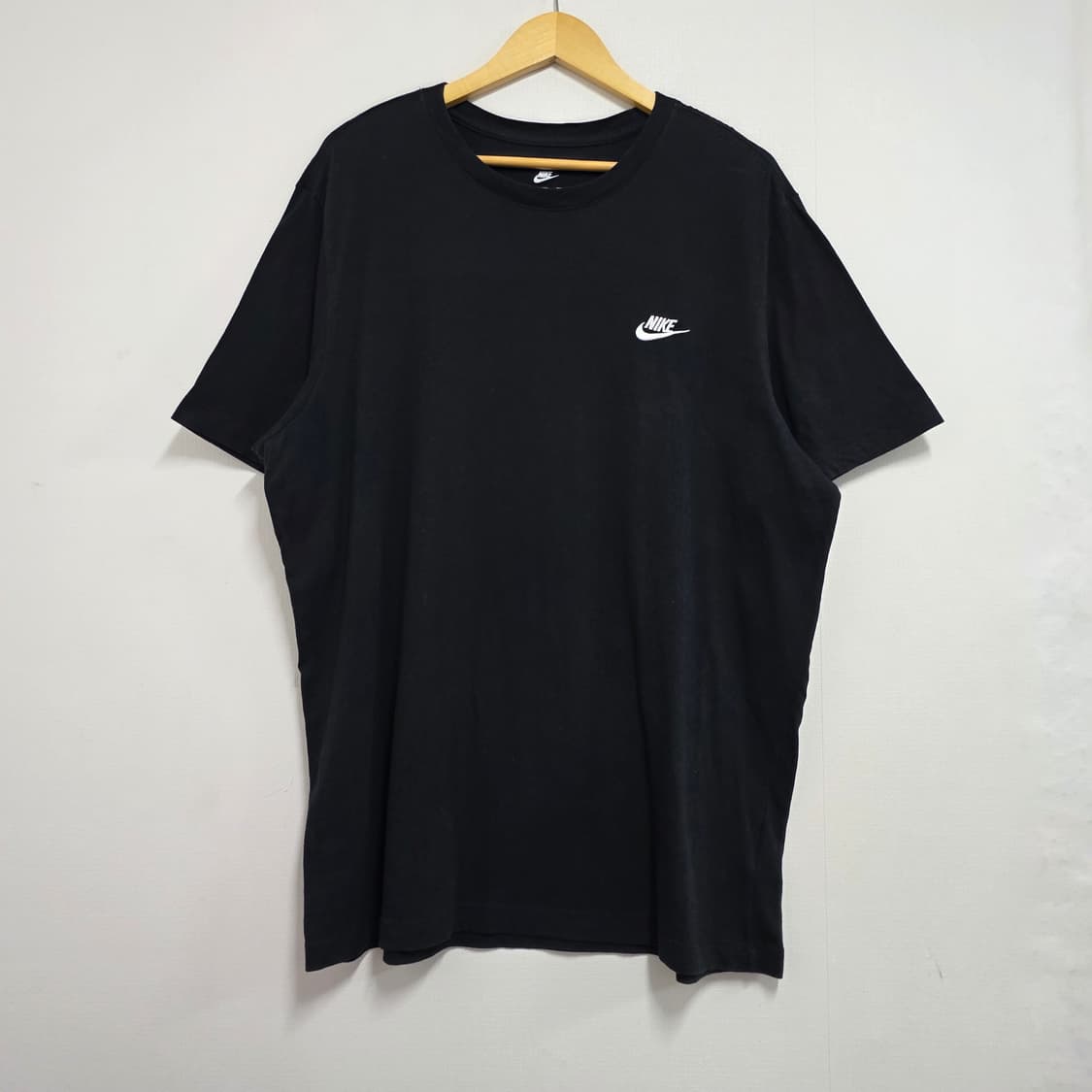 XL 나이키 오버핏 스몰로고 반팔티 블랙 상품이미지1