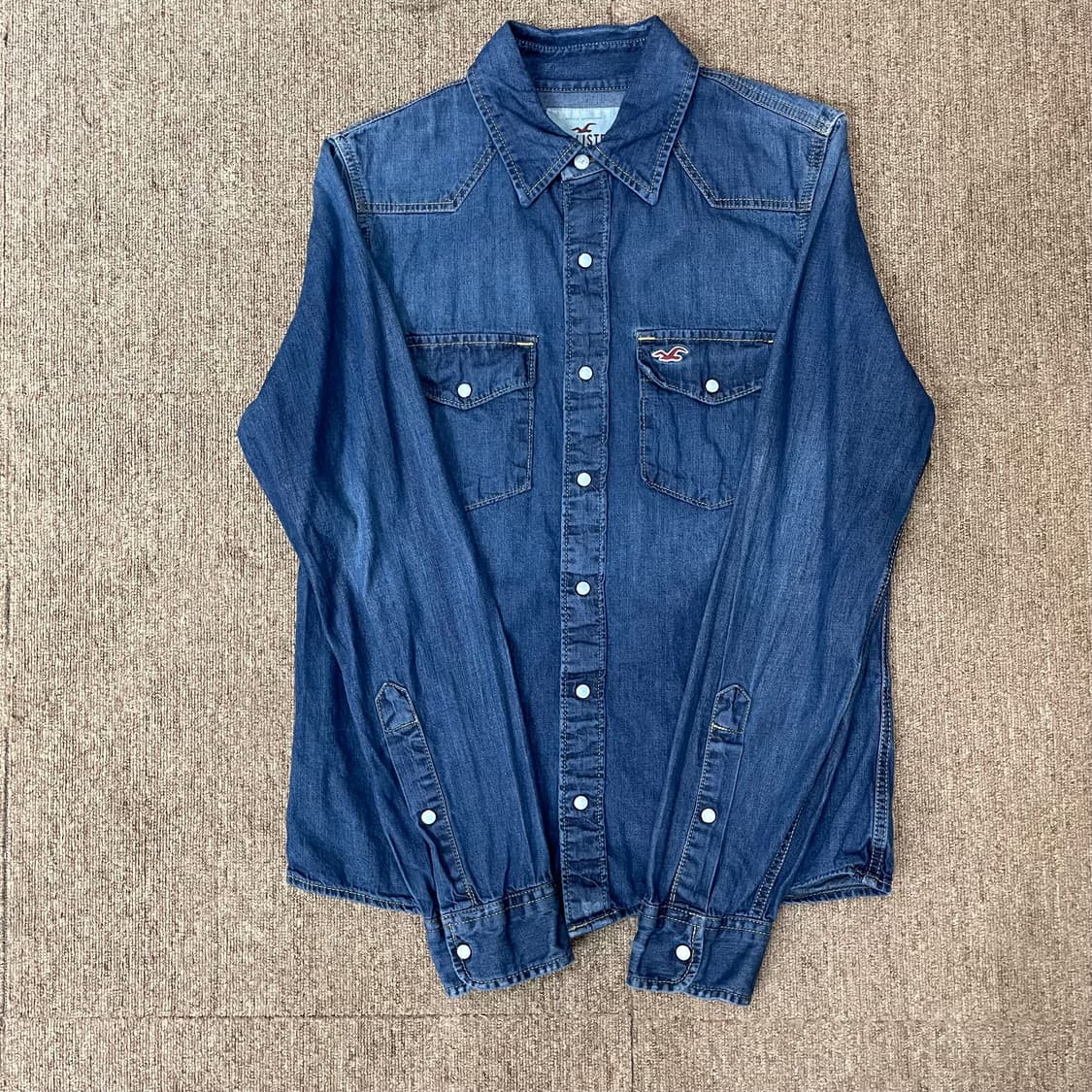  (M) HOLLISTER 데님 셔츠 상품이미지2