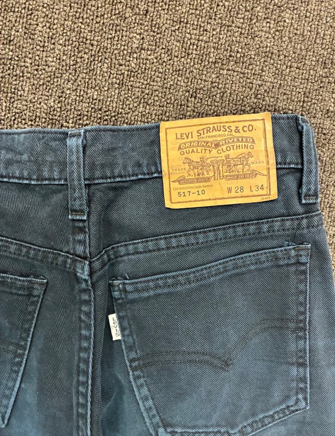28) 리바이스 517-10 여성 부츠컷 데님 팬츠 상품이미지3