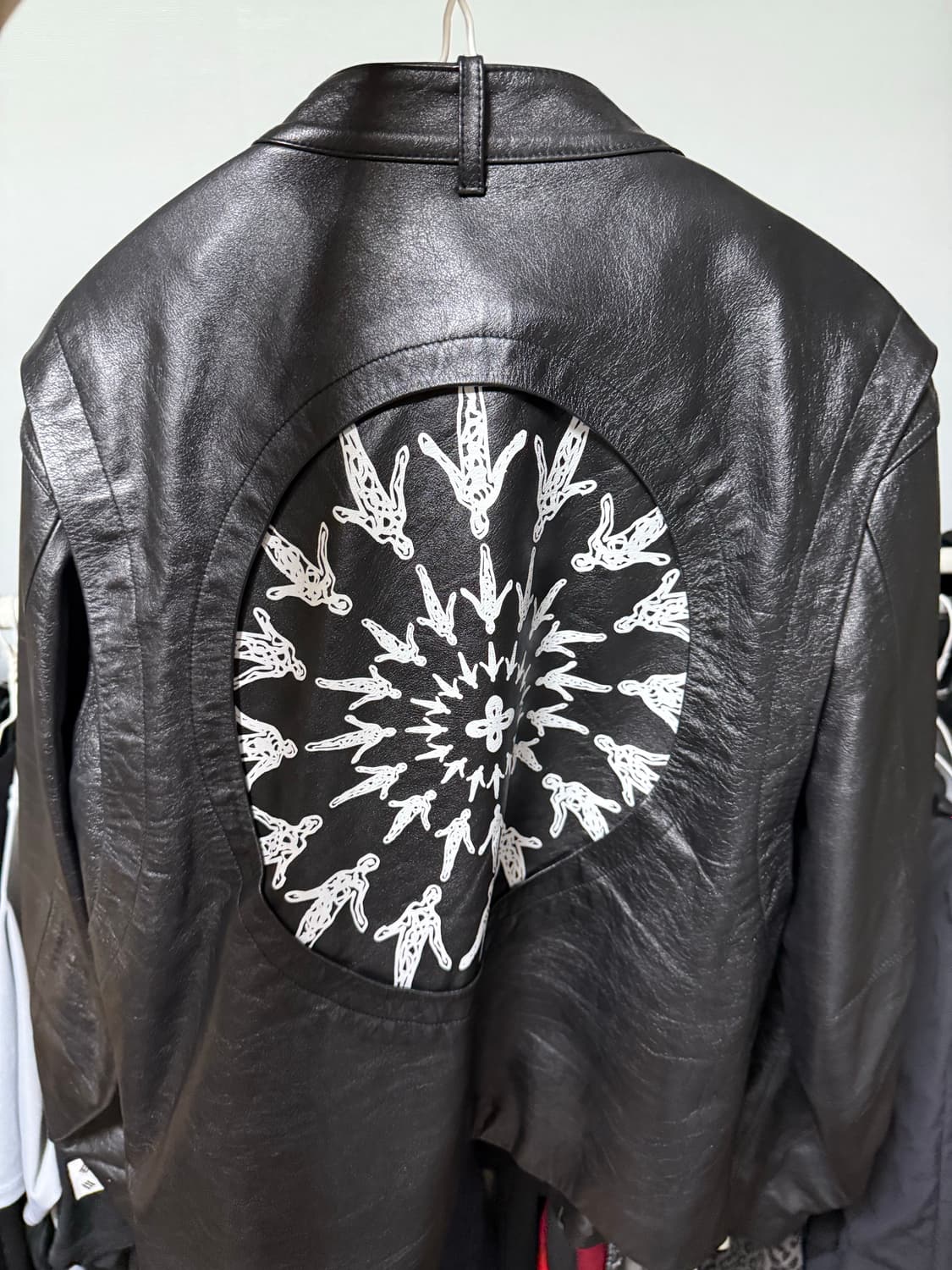 써저리x언본소싸이어티 소가죽 자켓 S 상품이미지4