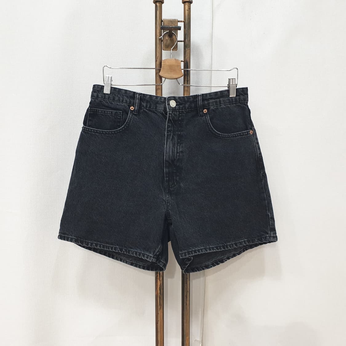 자라 zara 흑청 반바지 32 상품이미지1