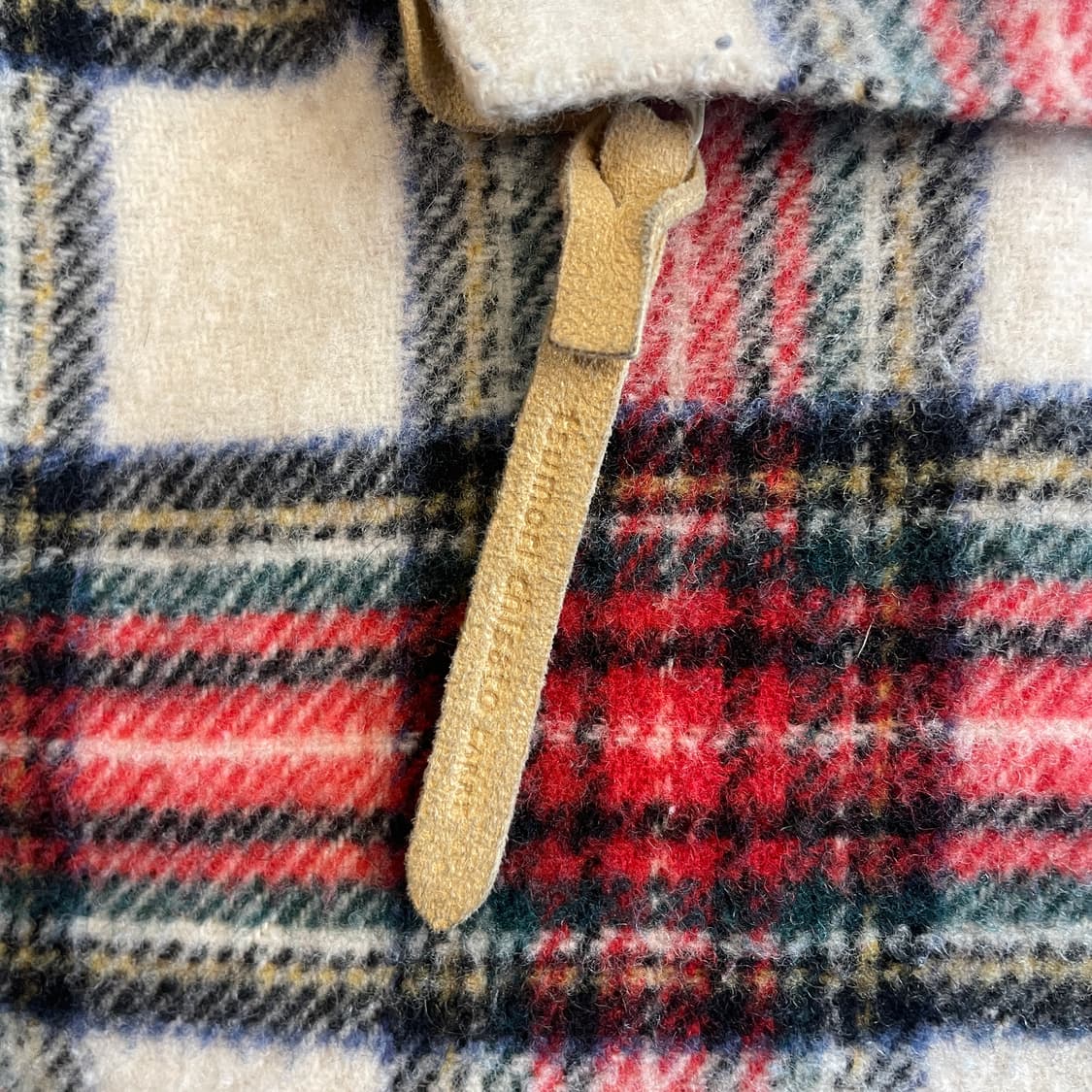 츠모리 치사토 타탄체크/스웨이드 리버서블 백 상품이미지5