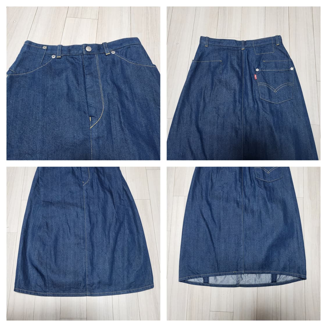 (S) 리바이스 엔지니어드진 리바이스청치마 리바이스데님스커트 levis 상품이미지4