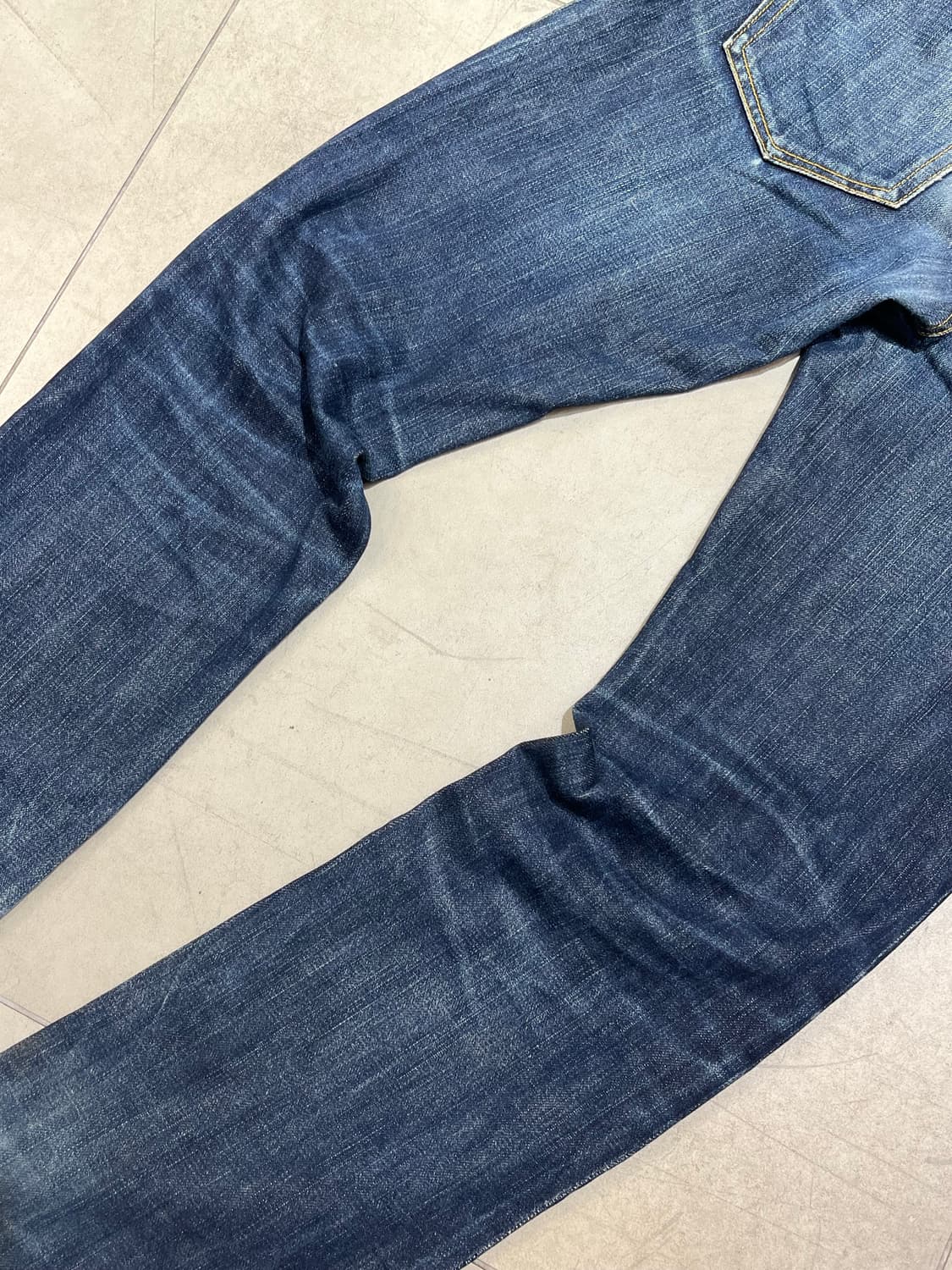 일본 빈티지 RUDIE’S 레터링 프린팅 와이드 데님 팬츠 상품이미지3