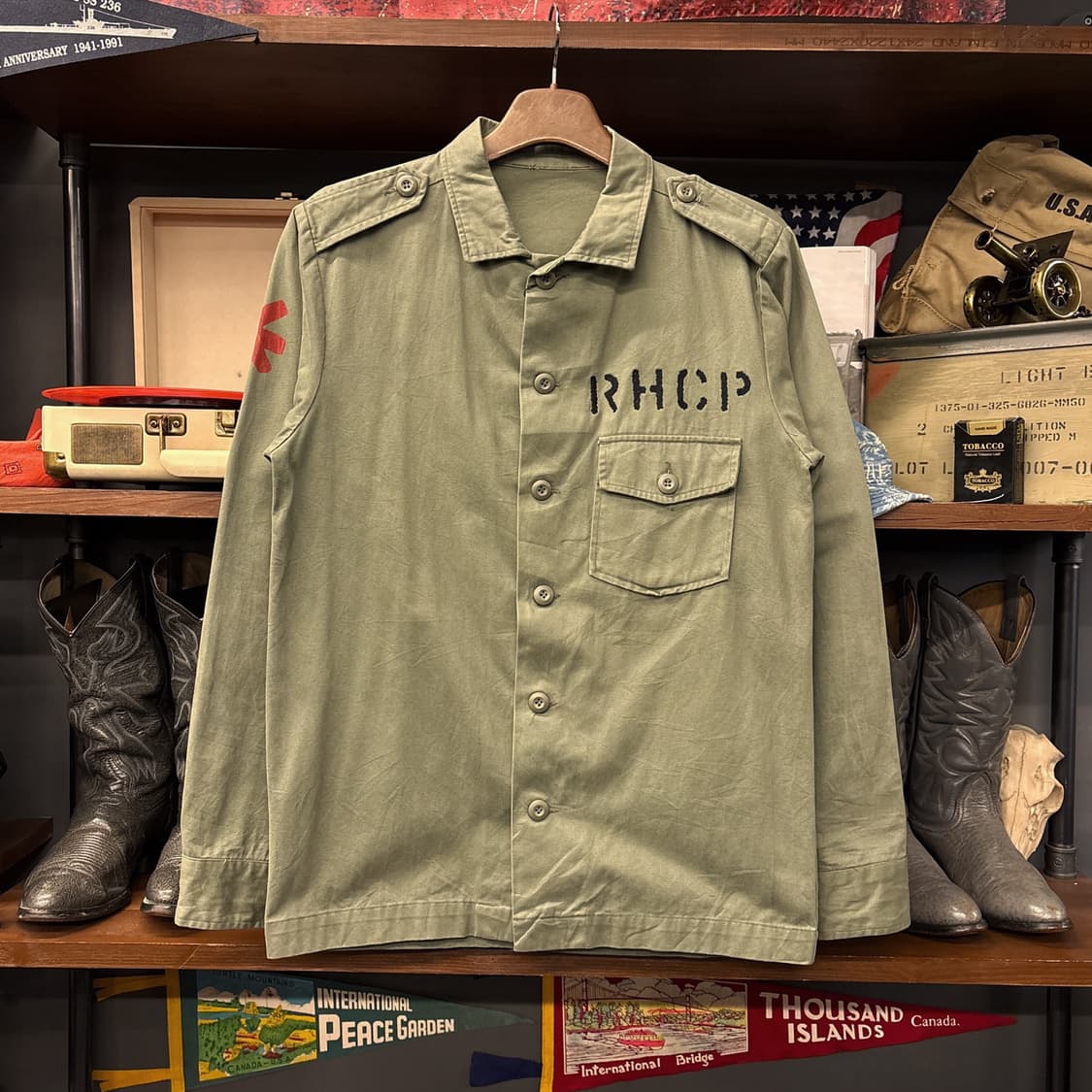 00s RHCP 스타디움 아르카디움 투어 머천 필드 셔츠자켓 N1139 상품이미지1