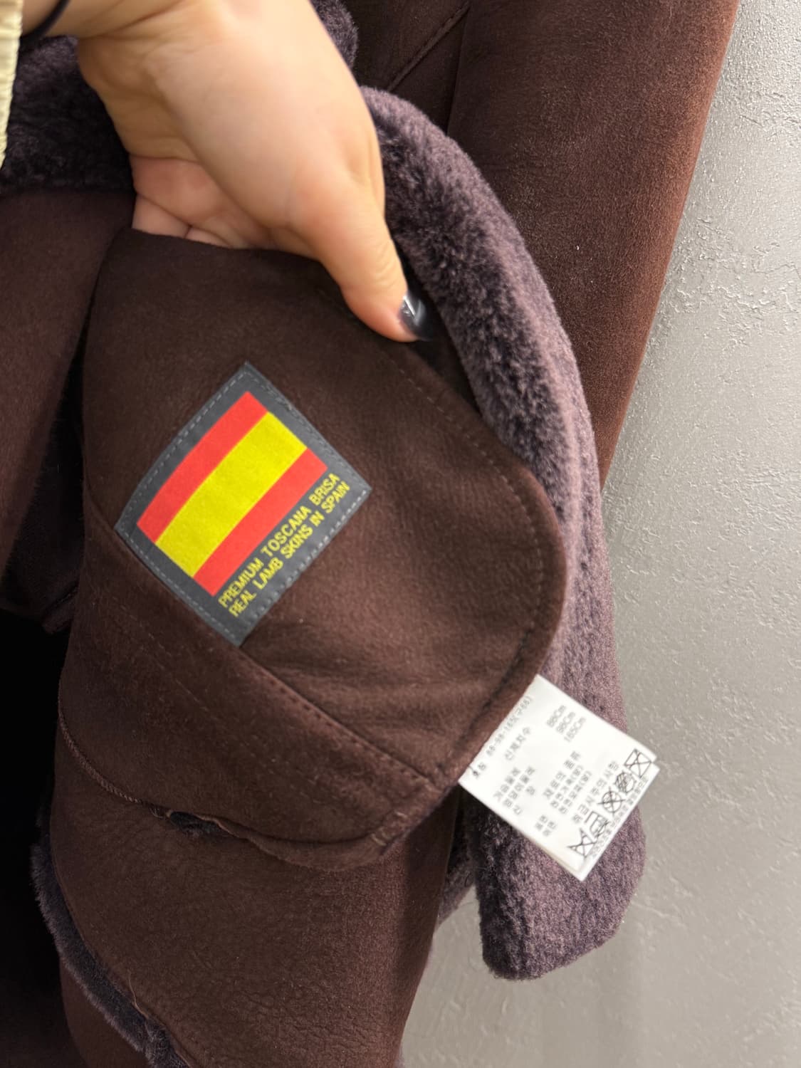 ROBO 로보 천연가죽 천연모피 후드 무스탕 코트 새제품 66 상품이미지6