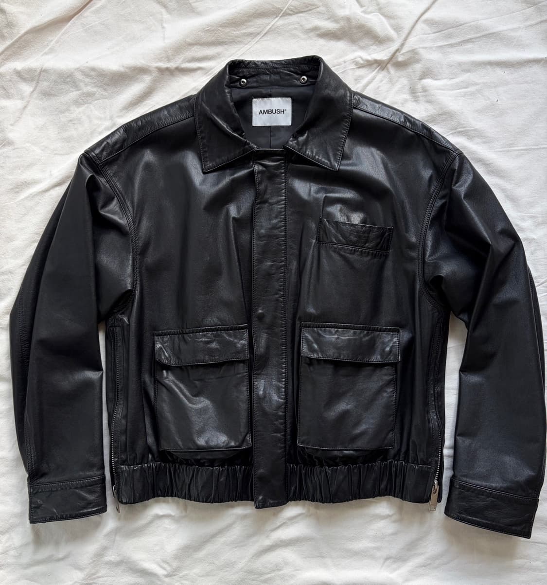 엠부쉬 레더 블루종 AMBUSH 점퍼 시어링 자켓  상품이미지6