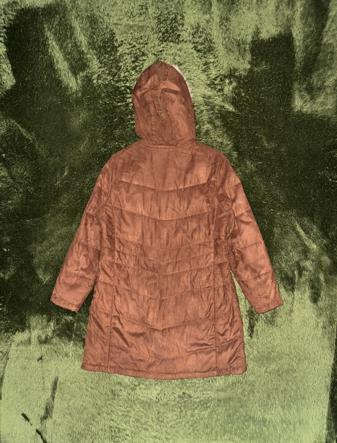 [L] L.L.Bean 엘엘빈 우먼즈 투웨이 퍼 패딩 코트 카멜 상품이미지9