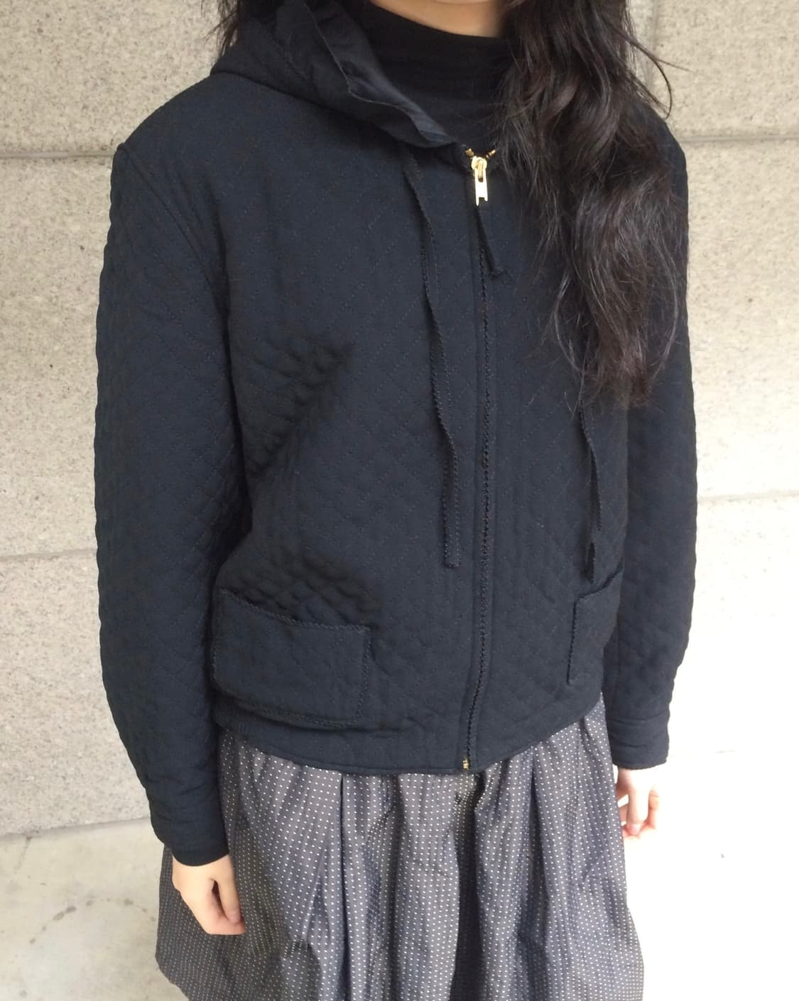 프릴 후드 집업 상품이미지3