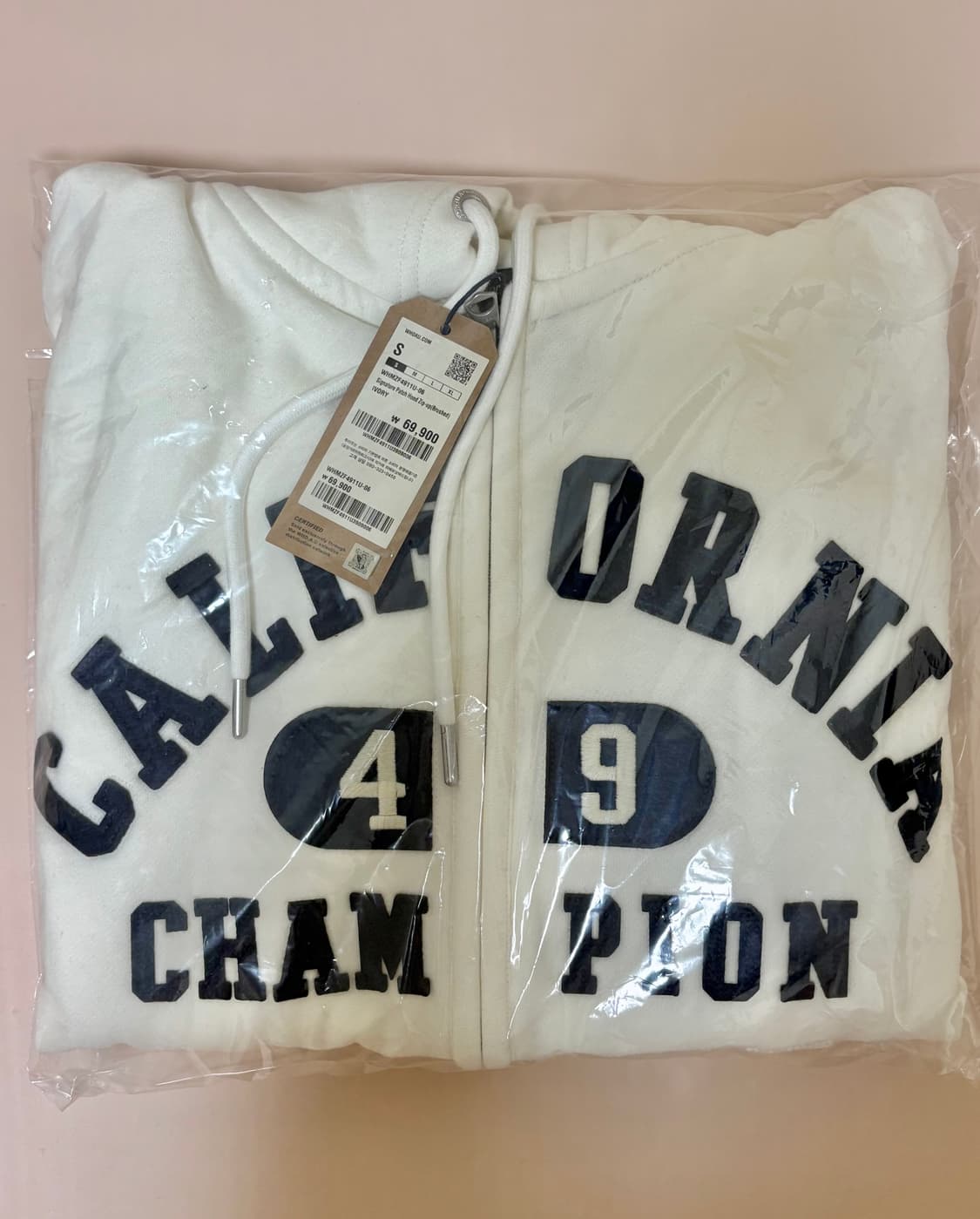 [새상품] 후아유 패치 후드집업 S 상품이미지4