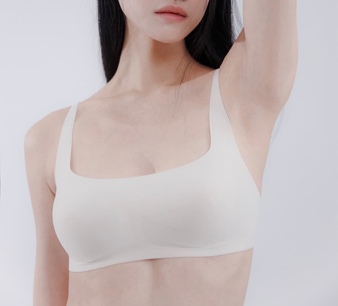 서포트미 포미 스퀘어넥 브라 _ 오트밀 M 상품이미지4