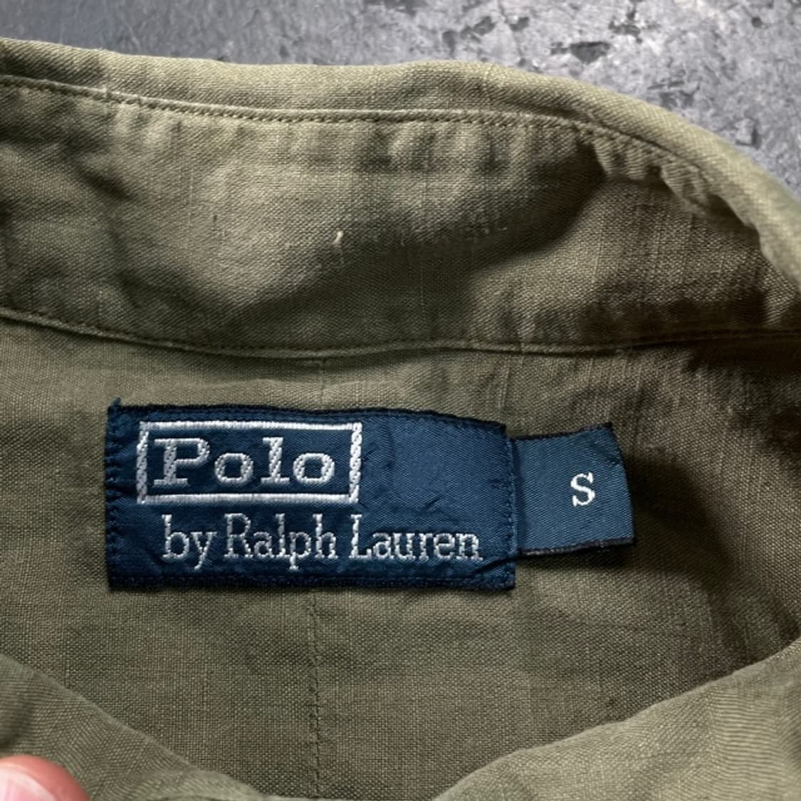 90 폴로 랄프로렌 린넨 셔츠 상품이미지3