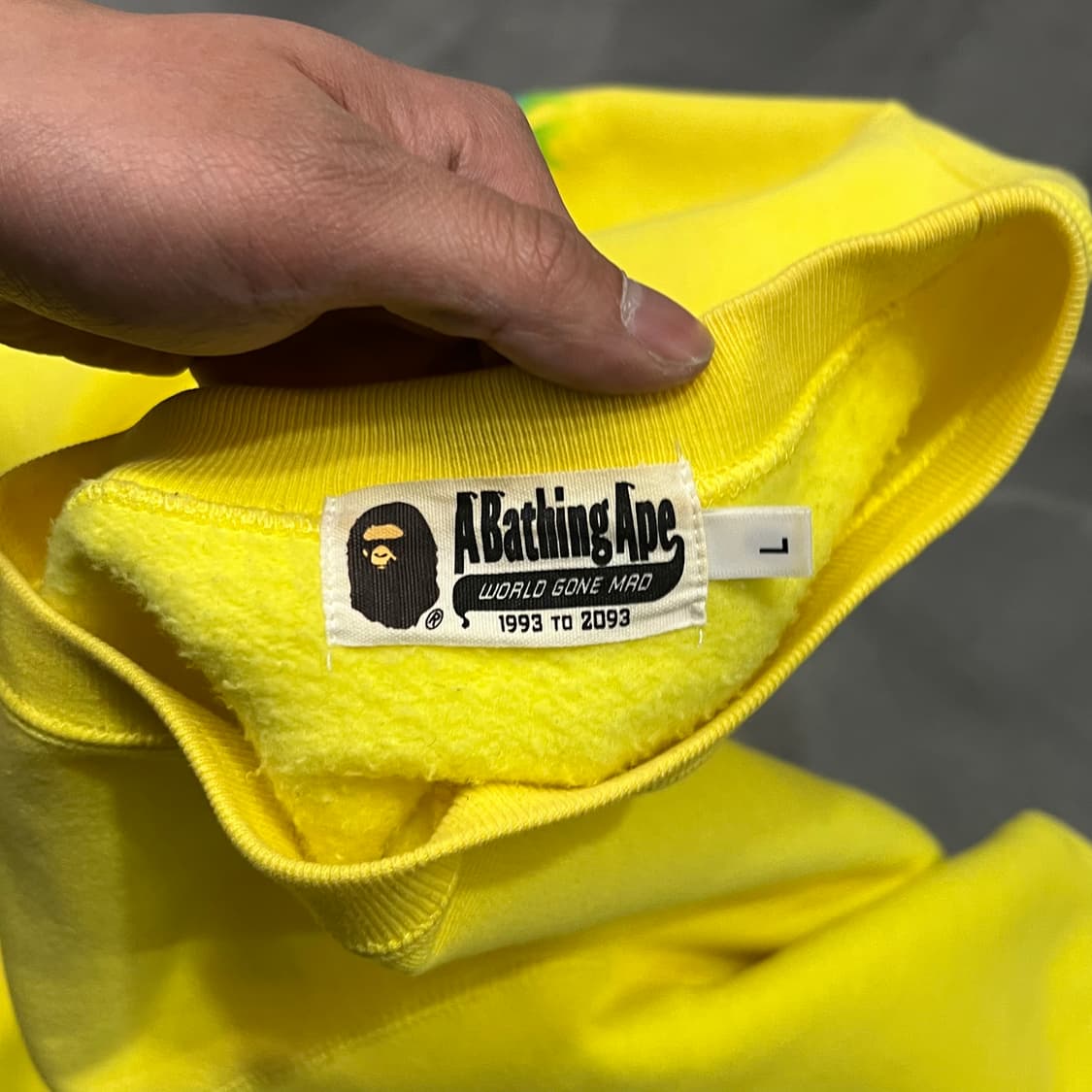  베이프 플레임 맨투맨 y15840 상품이미지8