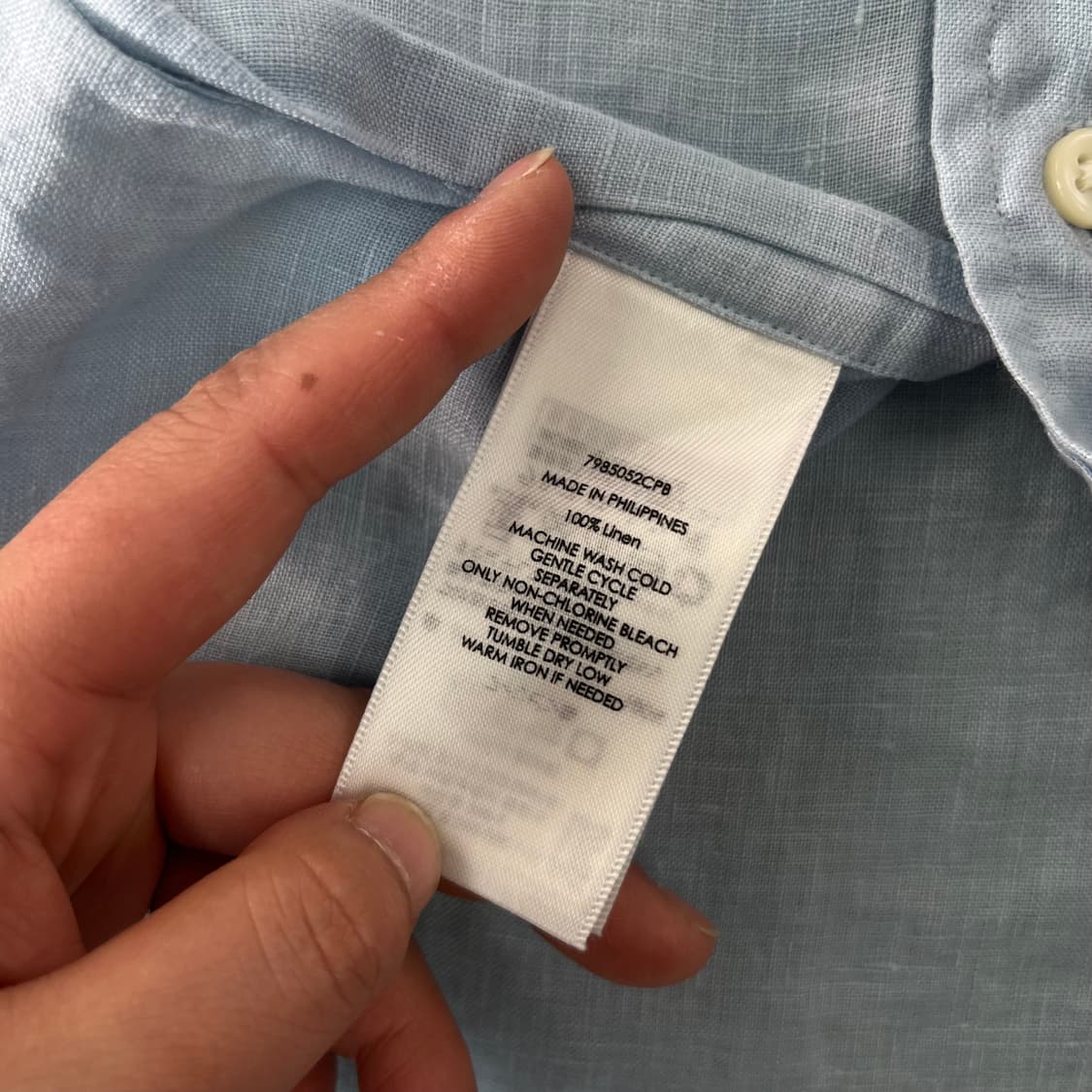 100 폴로랄프로렌 린넨 포켓 셔츠 상품이미지6