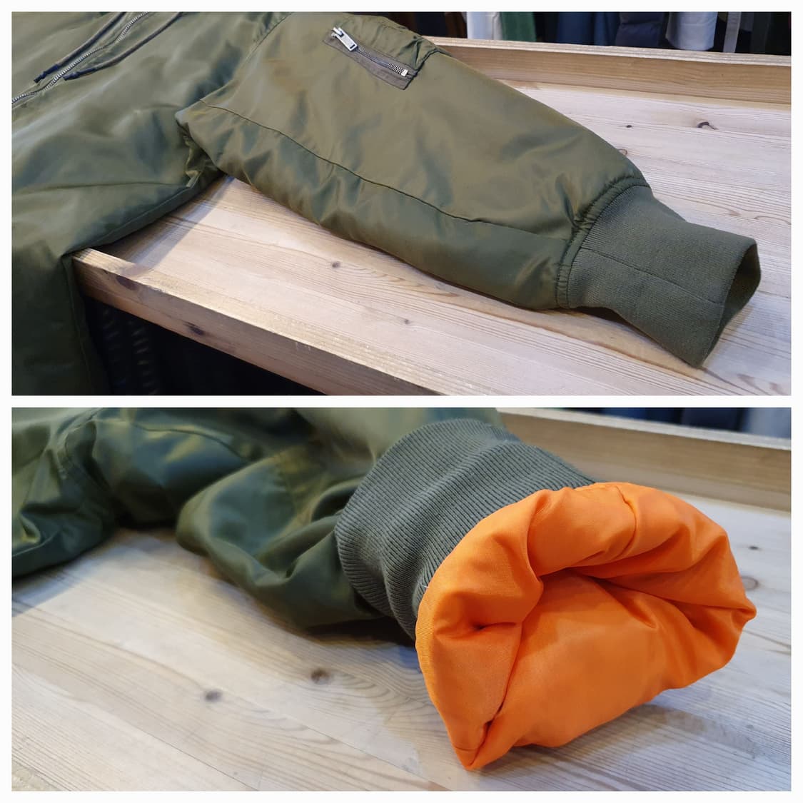 100/105.INDI 패딩 봄버점퍼 상품이미지5