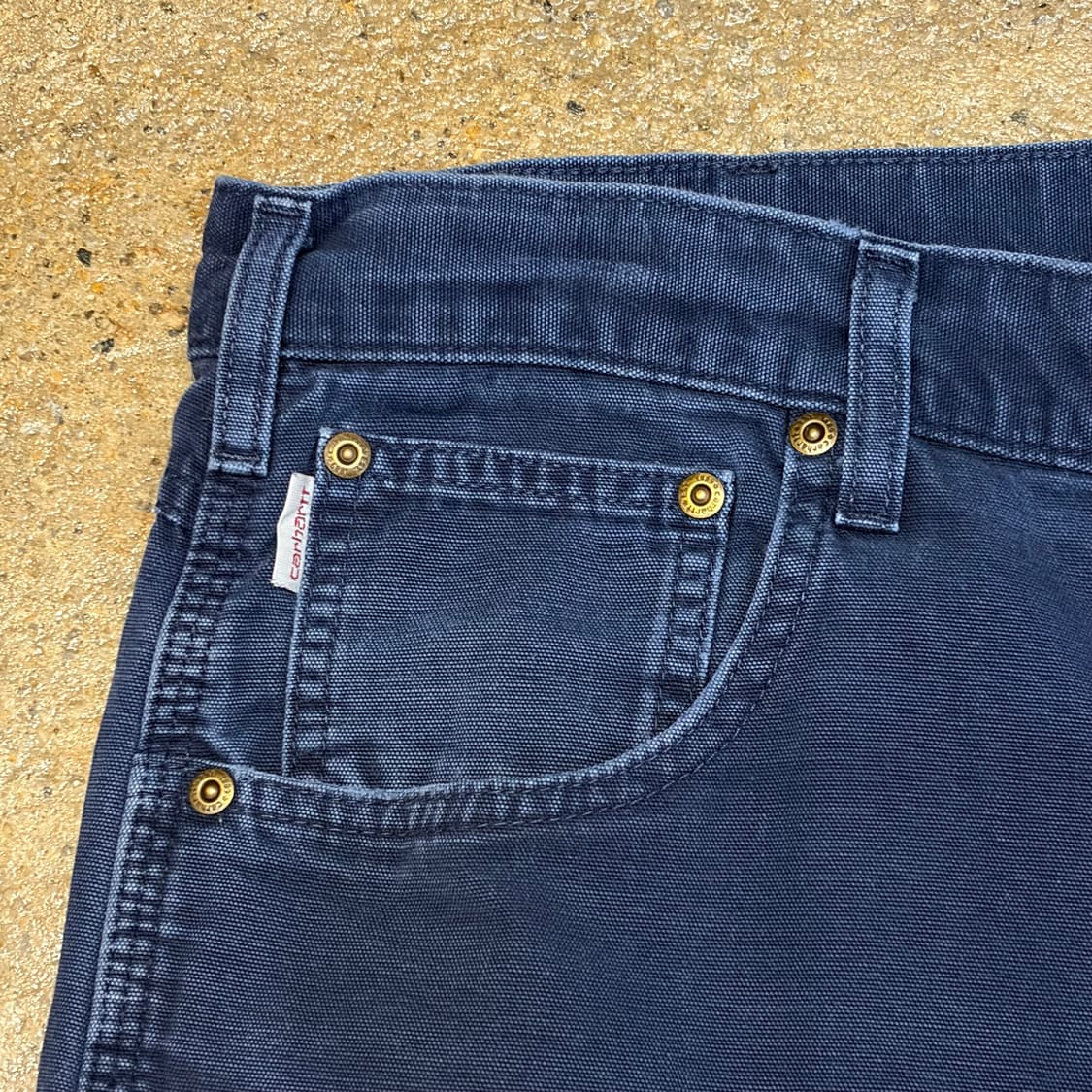 00s USA 빈티지 칼하트 싱글니 워크팬츠 상품이미지4