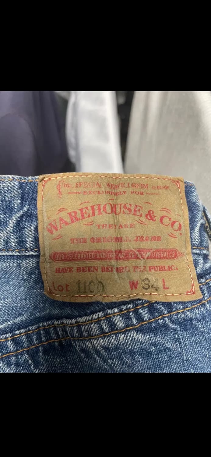 웨어하우스 1100  34사이즈 라이트인디고 상품이미지3