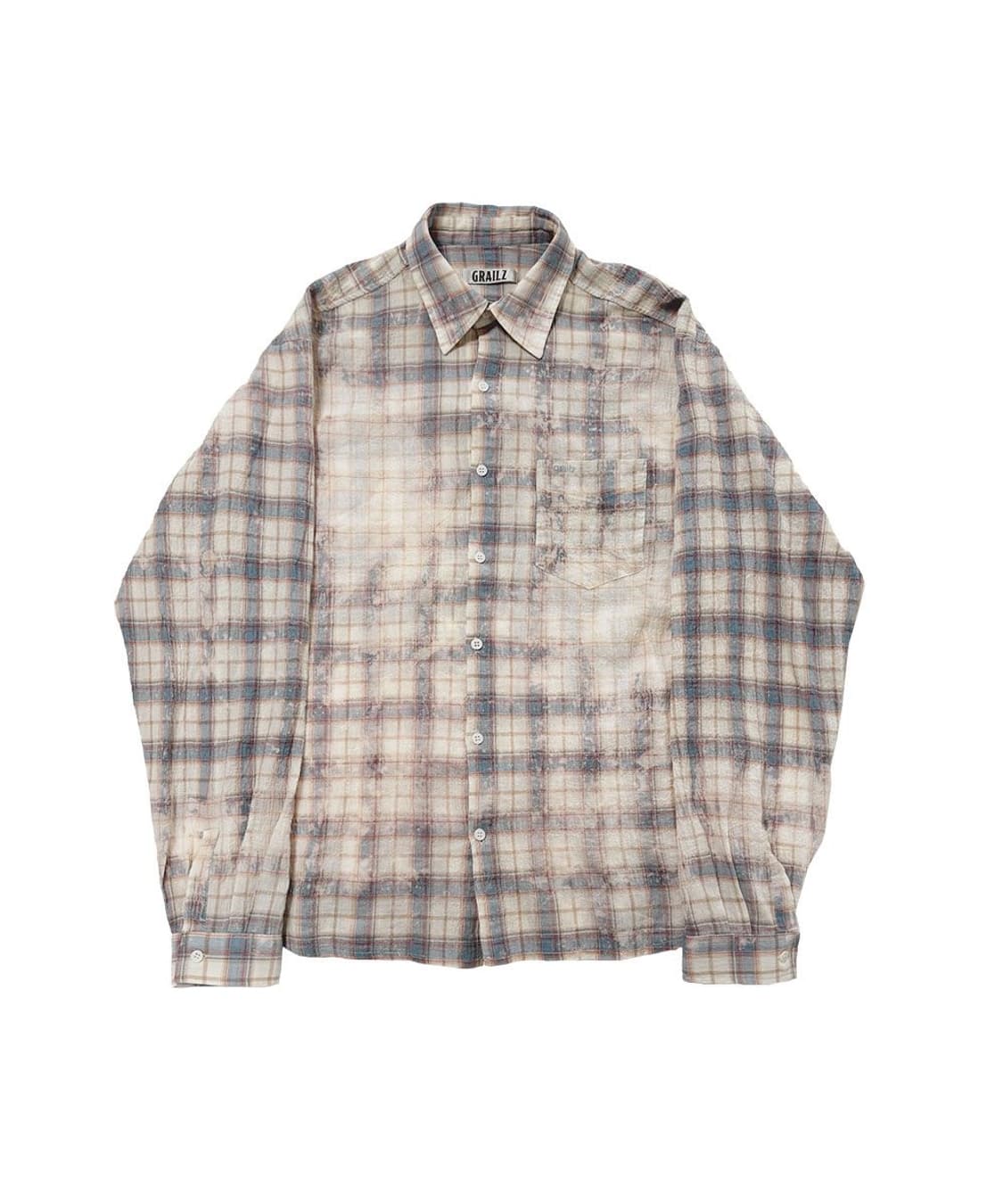 그레일즈 BLEACHED PLAID SUMMER SHIRTS 셔츠 상품이미지1