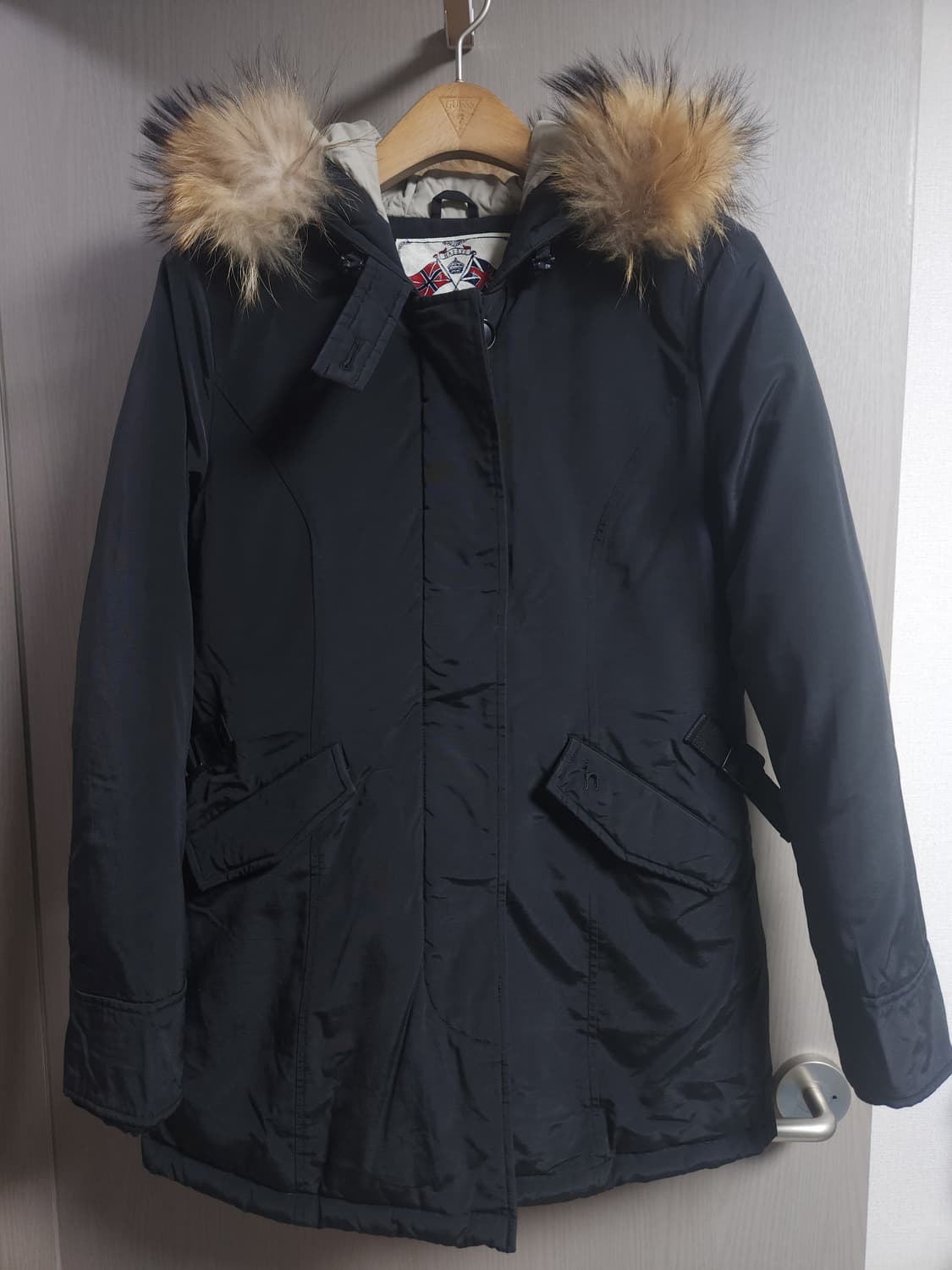 헤지스 구스다운 패딩점퍼, M 상품이미지1