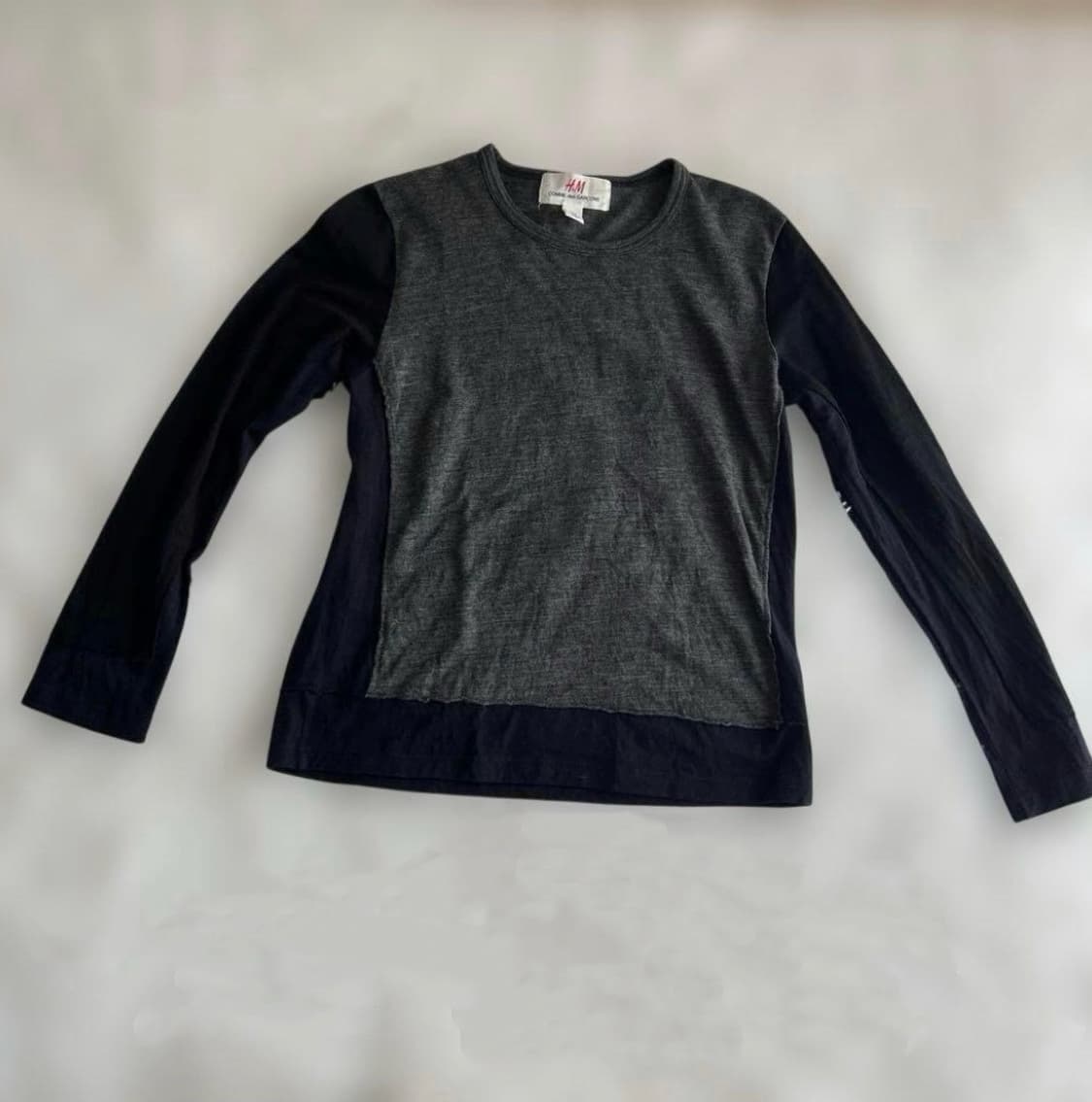 M)H&M x 꼼데가르송 협업 콜라보레이션 울 니트 탑 상품이미지1