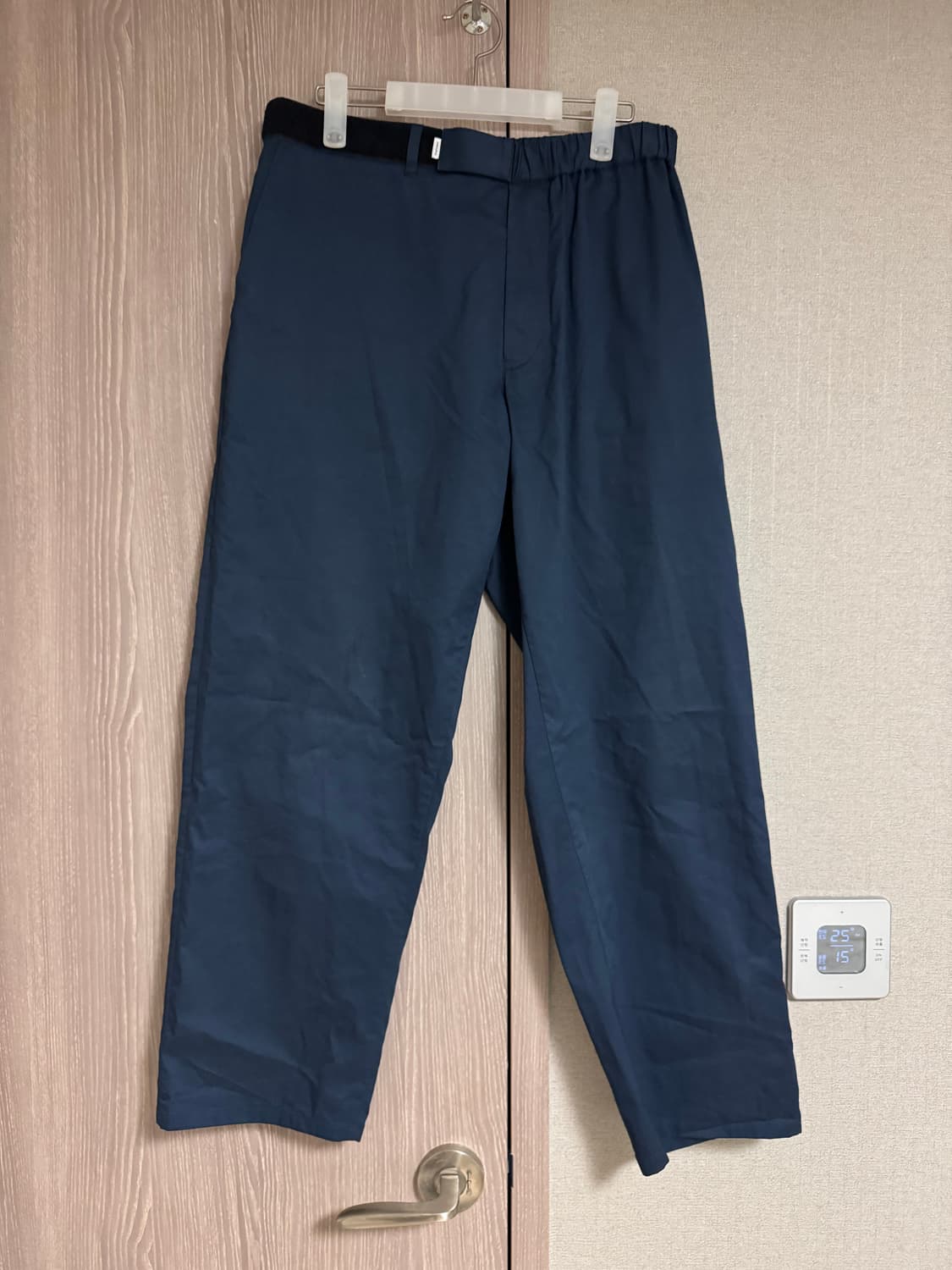 [Graphpaper]그라프페이퍼 네이비 팬츠 (OS) 상품이미지1