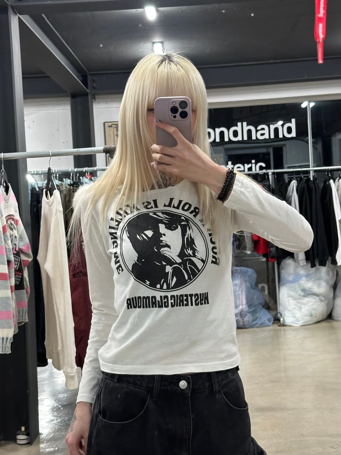 히스테릭 글래머 긴팔 슬리브 상품이미지2