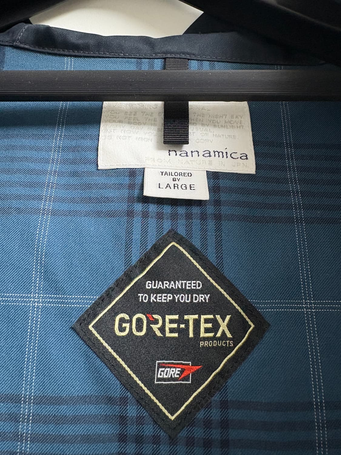 나나미카 24aw 고어텍스 크루저 재킷 L 네이비 상품이미지7