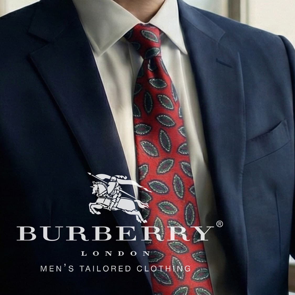 버버리 실크 레드 페이즐리 넥타이 9.2cm A등급 A19541
 상품이미지1